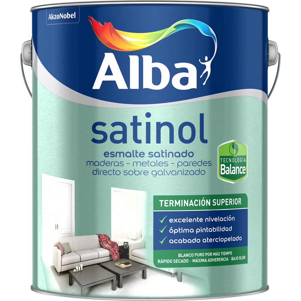 Satinol balance satinado blanco x 0.500 lt.