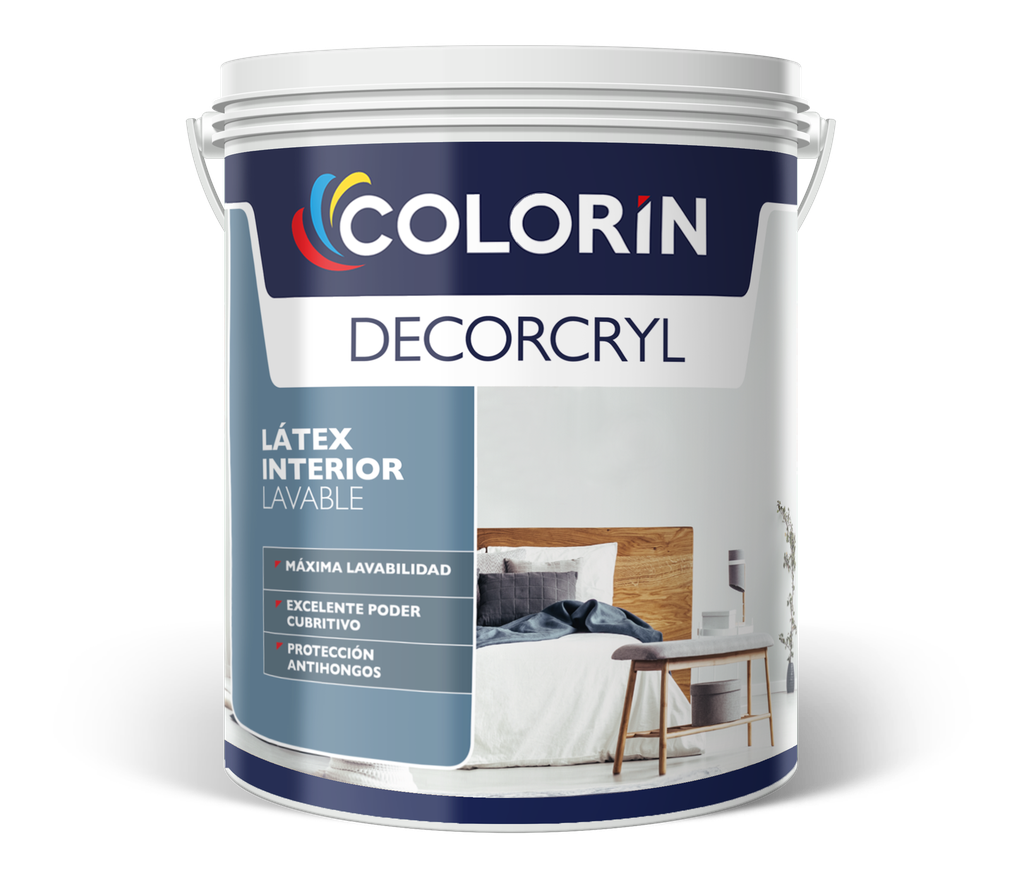 Decorcryl Blanco Latex Interior Lavable Mate x 10 Ltos