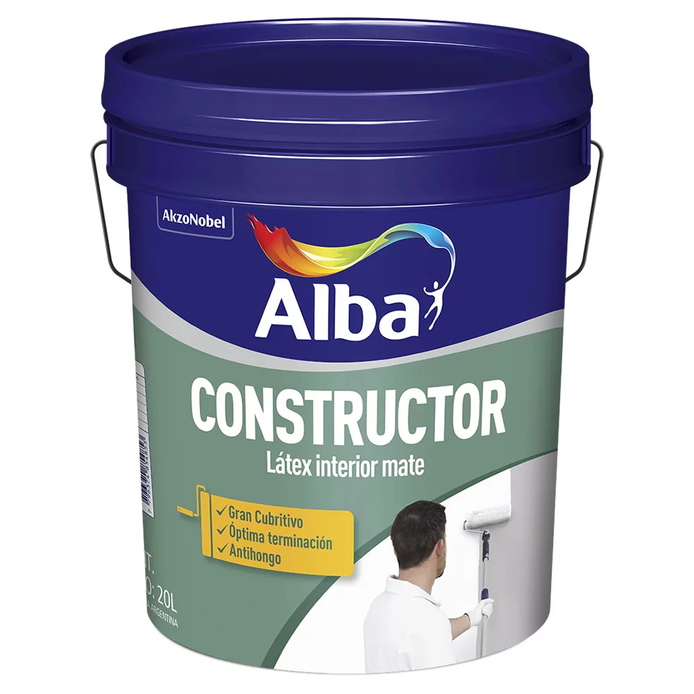 Constructor latex interior blanco x 1 lt.