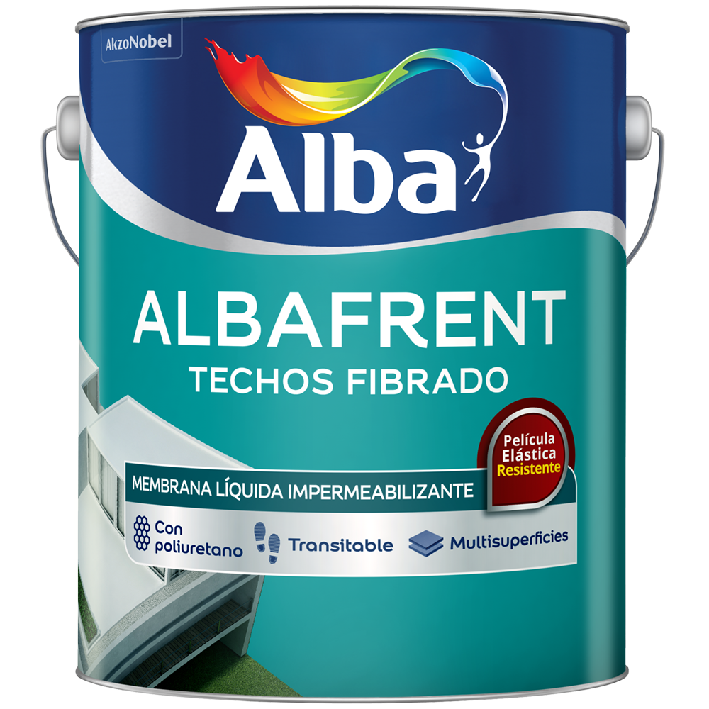 Albafrent techos Fibrado rojo OUTLET x 4 lts.