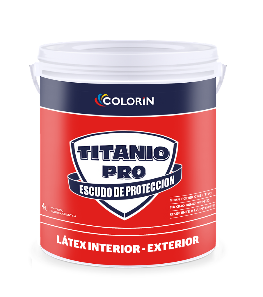 Titanio Pro latex interior/exterior Blanco x 10 lts.