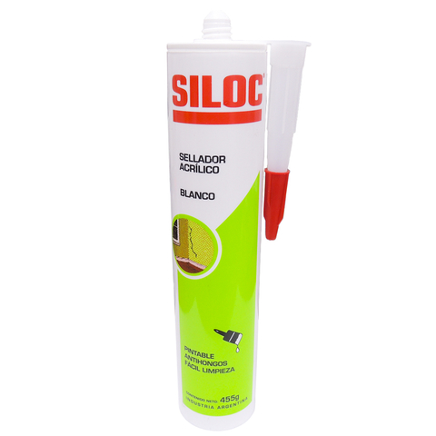 Siloc Sellador acrilico blanco pintable x 455 Grs.