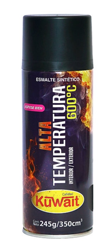 Aerosol Kuwait alta temperatura negro 600°C x 350 cc.