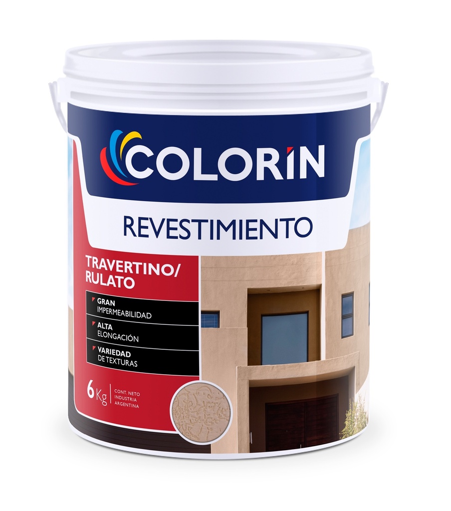 Colorin revest. trav-rulato grueso  Blanco x 25 Kg