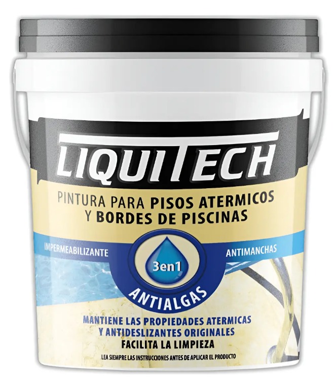 Liquitech pisos y bordes atermicos de piscinas 20 Lts