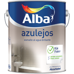 [1090001001] Esmalte azulejos Alba Blanco x 0.900 lt.
