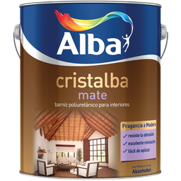 [1124995004] Cristalba barniz interior mate x 4 lts.
