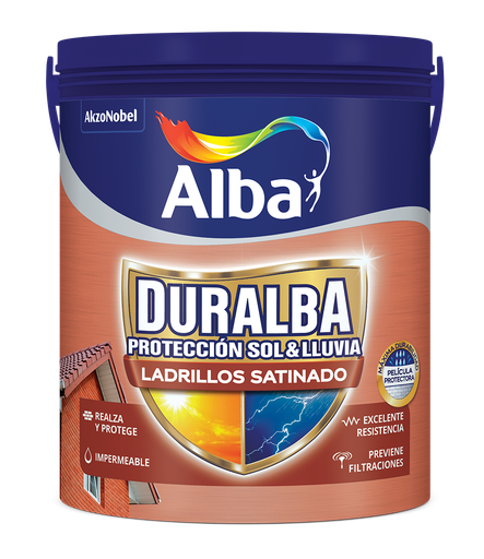 Duralba ladrillos satinado x 4 lts.