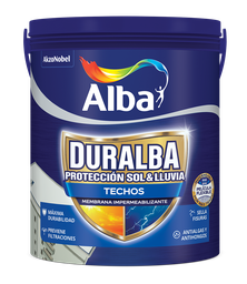 Duralba techos sin fibra x 10 lts.