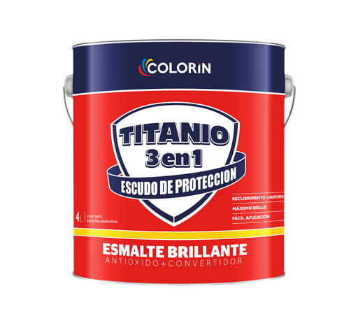 Titanio esmalte brillante x 4 lts.