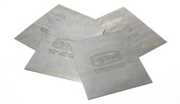 [72404100081] Lamina acero Pinas 10cm. x 8cm. 