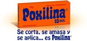 Poxilina 10´ gris x 250 grs.
