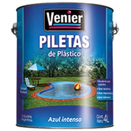 [90100043004] Venier pintura para piletas de plastico azul x 4 lts.