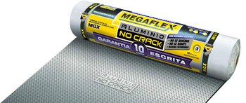 Megaflex mem. NO CRACK  x 40 kgs. rollo negro PTRONC40KGPOMG