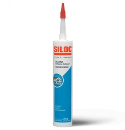 [34200001012] Siloc Silicona adhesiva sellador blanco x 280 Grs.