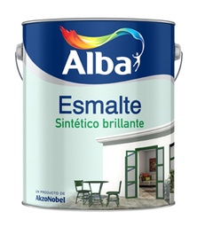 [1505588004] Alba esmalte bte Negro x 4 lts.
